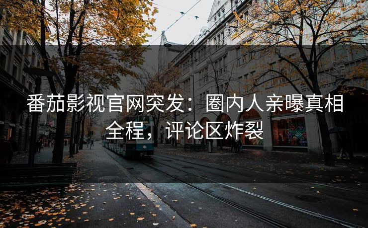 番茄影视官网突发：圈内人亲曝真相全程，评论区炸裂